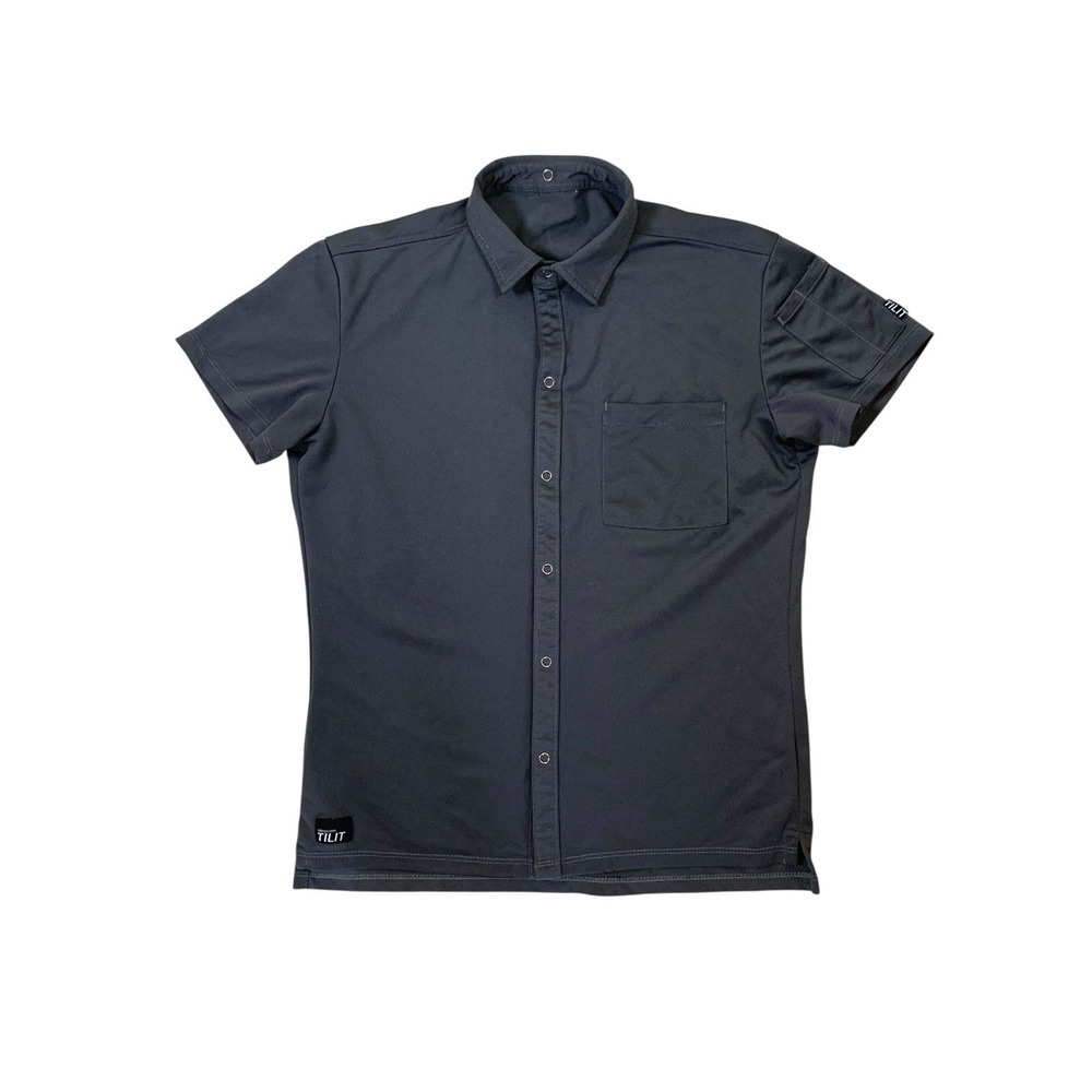 Tilit Gray Utility Chef Shirt Workwear Gorpcore Minimalist Streetwear XS